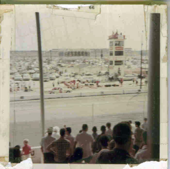 David Pearson leaves the pits wheeling the #6 Cotton Owens Dodge during the 1966 Southern…