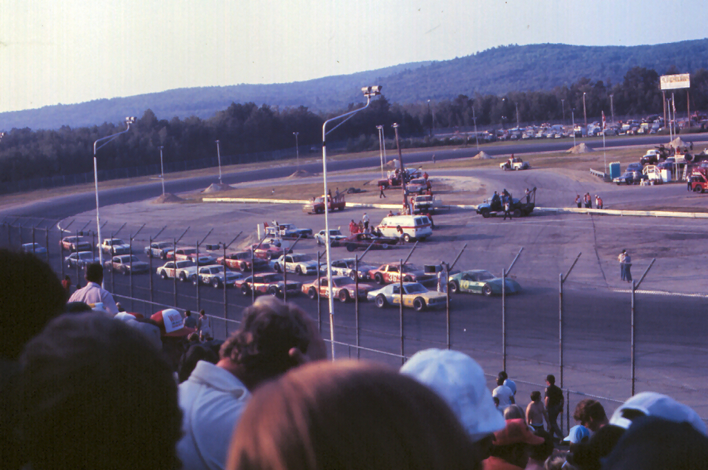 Oxford 250-1982-The line up for the Heat race that Ed won.The #20 is from N.S.