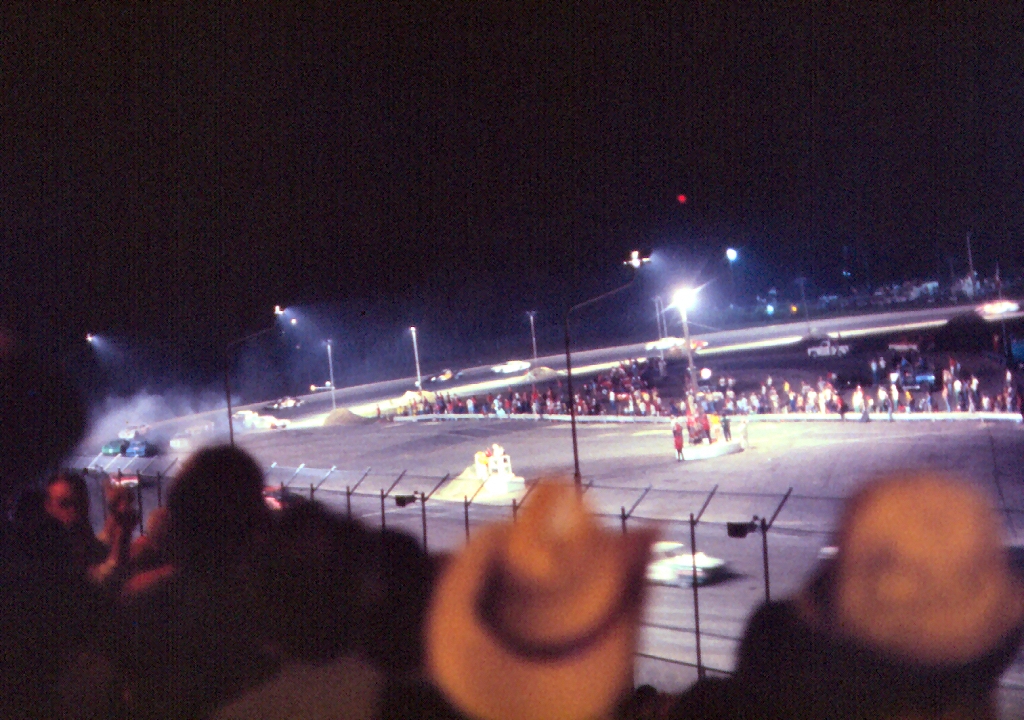 Oxford 250-1982-Ed Howe is on the outside coming out of turn 4