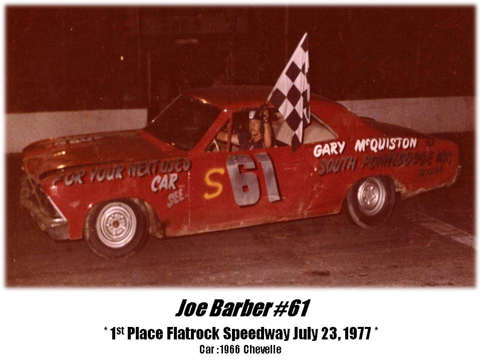 8. Joe Barber #61
